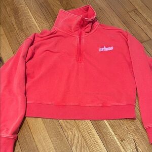 Prince Women's Vibrant Red Half-Zip Sweatshirt